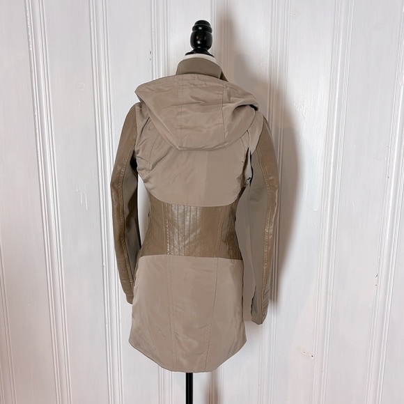 RUDSAK leather hooded trench - Picture 4 of 15